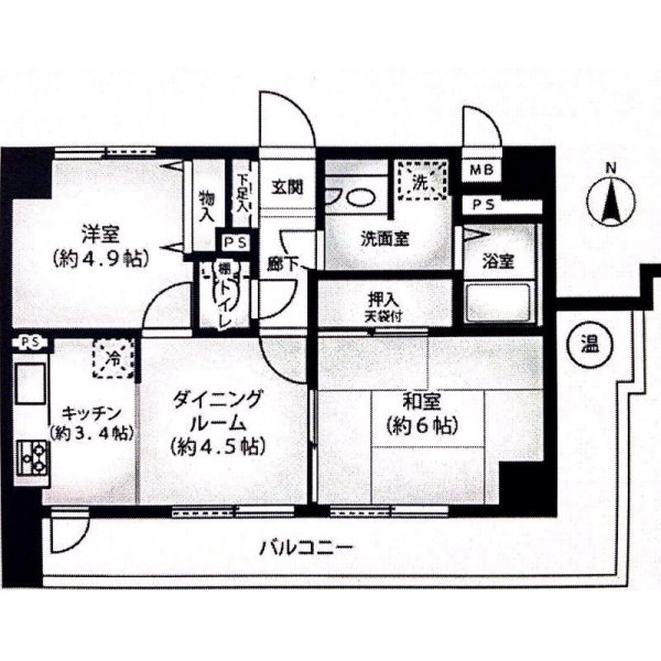 画像1: コスモ三鷹パークサイドマンション ※野川公園に一番近いマンションです！！