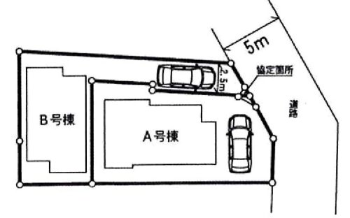 参考資料2: 調布市布田５丁目２棟内 新築戸建(Ａ)sumiai