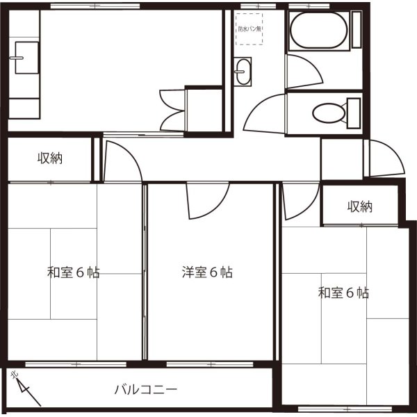 画像2: 西泉マンション　３０２号室