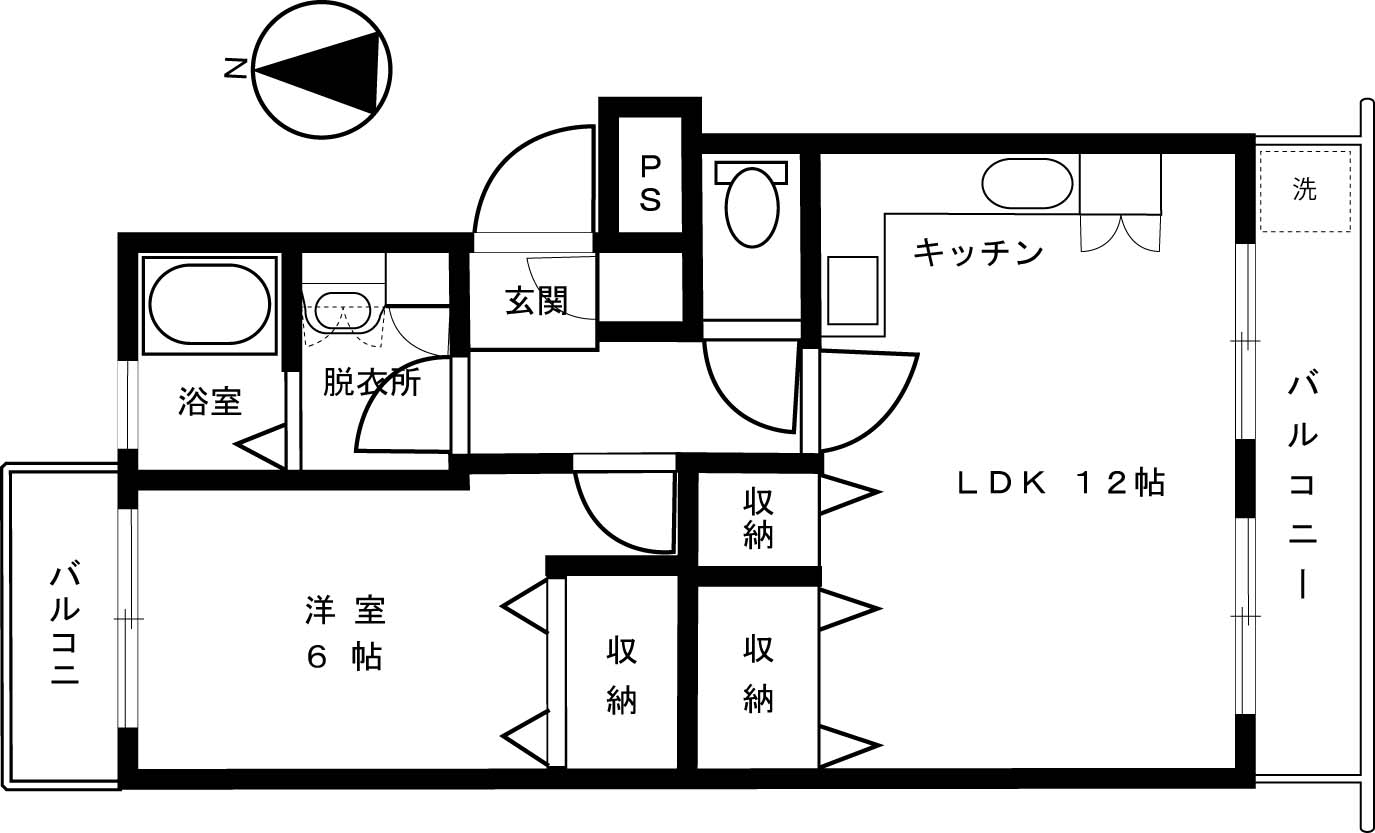 田中コーポ　１０２号室